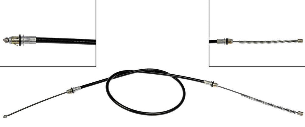 Rear Left/Driver Side Parking Brake Cable for Chevrolet Camaro 1984 1983 1982 P-1411921