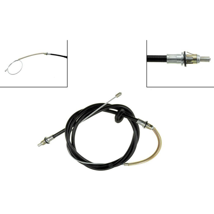 Front Parking Brake Cable for GMC G2500 125.0" Wheelbase 1995 1994 1993 1992 1991 1990 1989 1988 1987 1986 1985 1984 1983 P-1412005