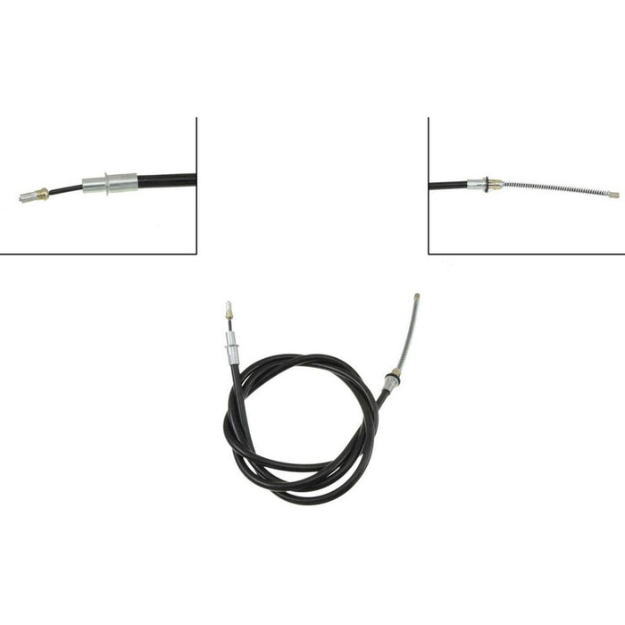 Rear Right/Passenger Side Parking Brake Cable for Dodge B250 1988 1987 1986 1985 1984 P-1412600