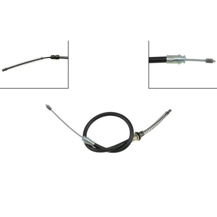 Rear Left/Driver Side OR Rear Right/Passenger Side Parking Brake Cable for Dodge 600 2-Door 1987 1986 1985 1984 P-1412626