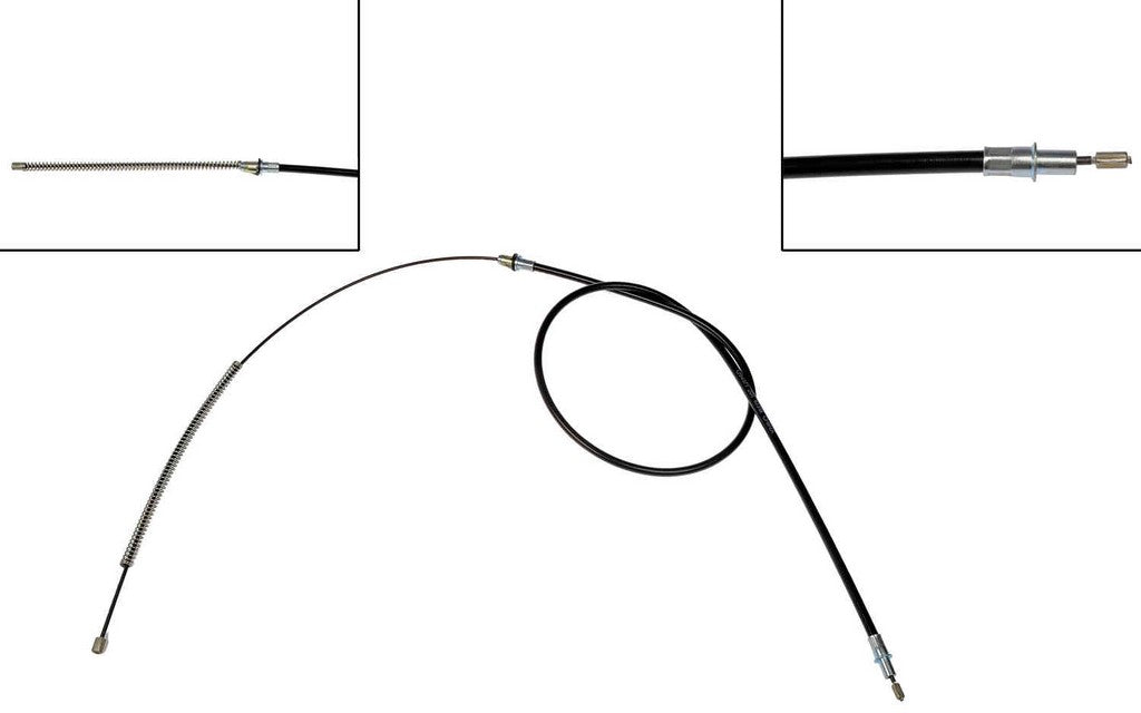 Rear Left/Driver Side Parking Brake Cable for Chevrolet C2500 1996 1995 1994 1993 1992 1991 1990 P-1413456