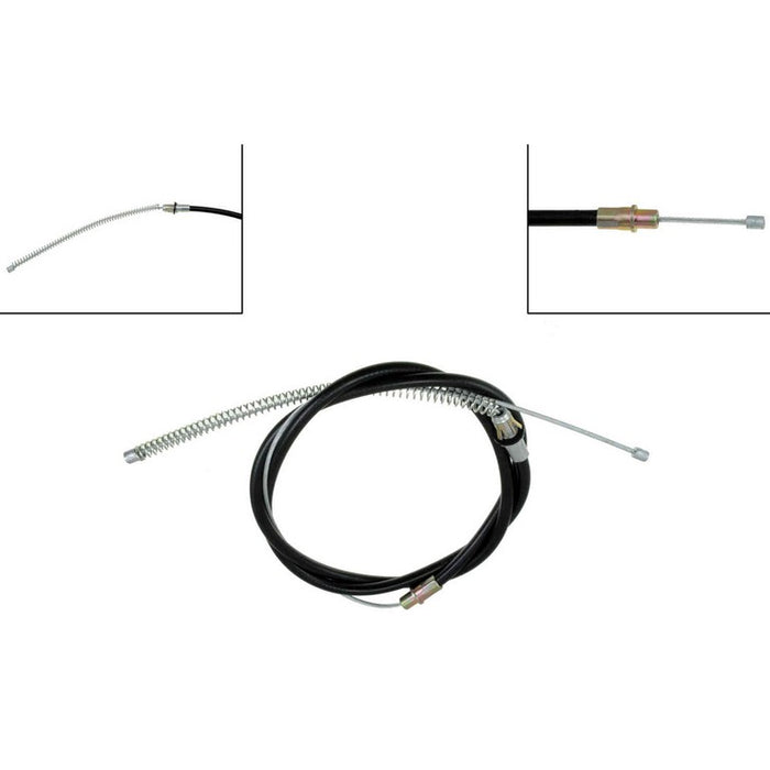 Rear Left/Driver Side Parking Brake Cable for GMC C3500 2-Door 2000 1999 1998 1997 1996 1995 1994 1993 1992 1991 1990 P-1413819