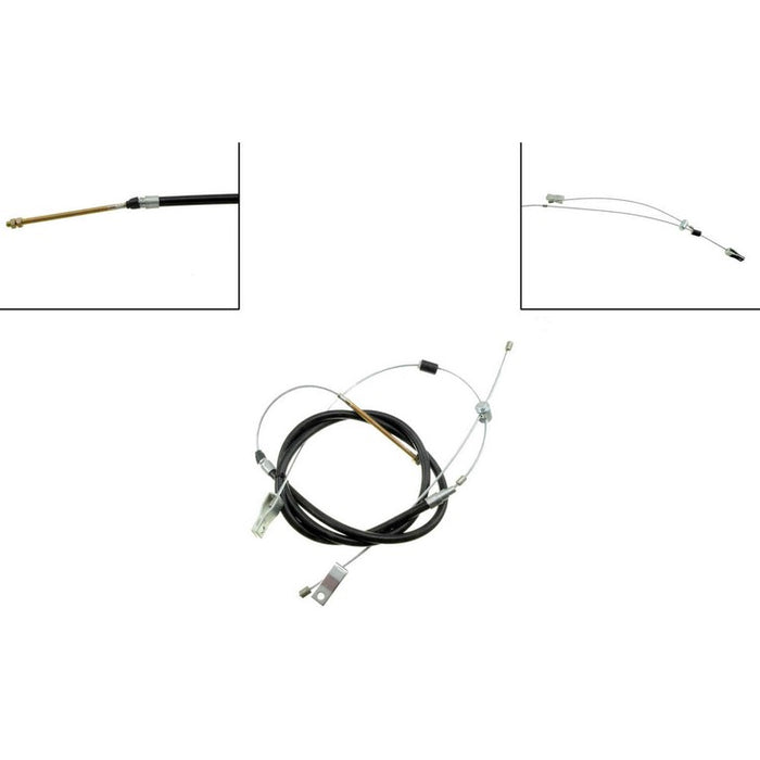 Rear Left/Driver Side OR Rear Right/Passenger Side Parking Brake Cable for Toyota Pickup 4WD 1995 1994 1993 1992 1991 1990 1989 P-1413923