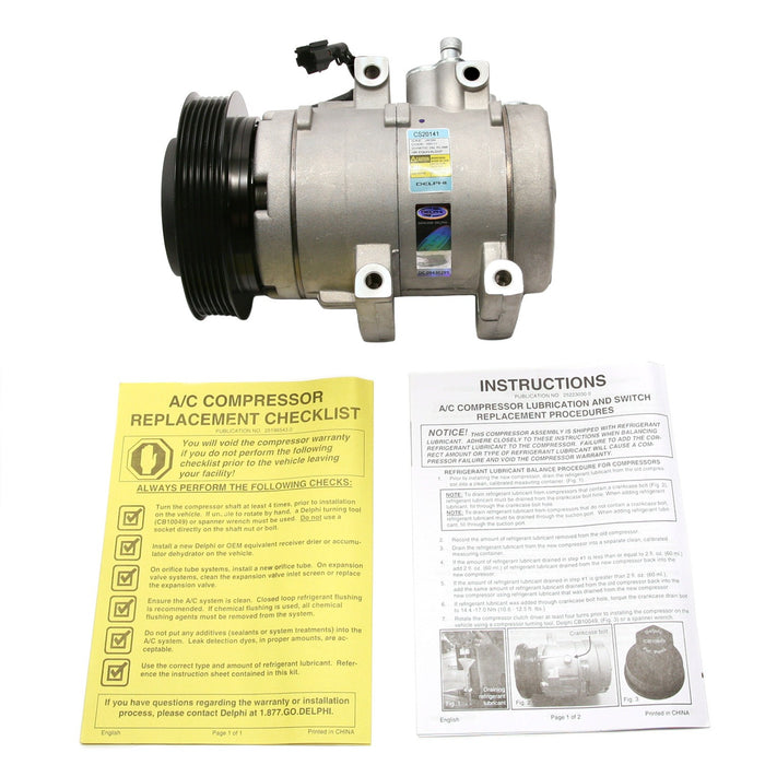 A/C Compressor for Hyundai Santa Fe 2006 2005 2004 2003 P-195546