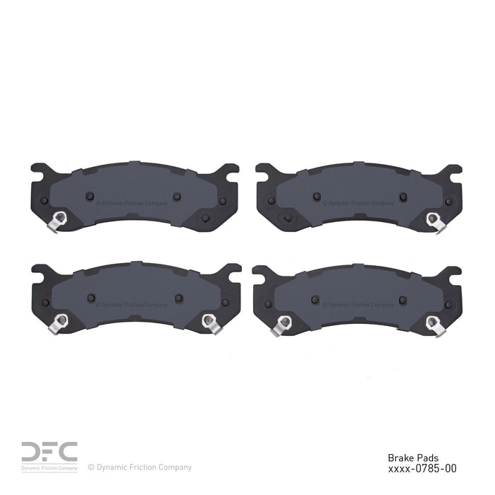 Rear Disc Brake Pad Set for Chevrolet Silverado 3500 4WD 2007 2006 2005 2004 P-293831