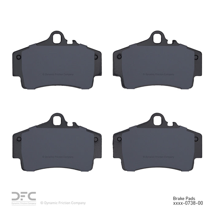 Rear Disc Brake Pad Set for Porsche Boxster 2012 2011 2010 2009 2008 2007 2006 2005 2004 2003 2002 2001 2000 1999 1998 1997 P-296490