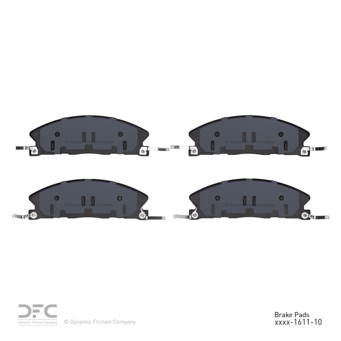 Front Disc Brake Pad Set for Ford Police Interceptor Utility 2018 2017 2016 2015 2014 2013 P-311480