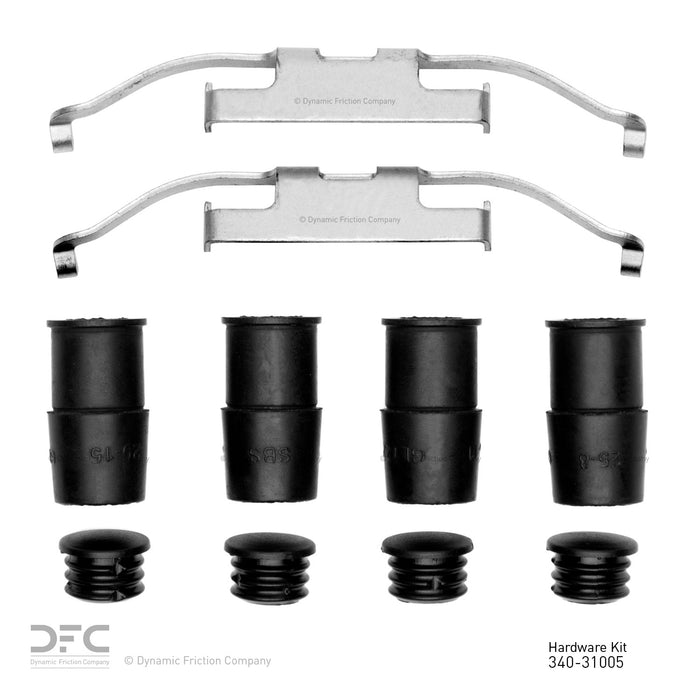 Rear Disc Brake Hardware Kit for BMW 525iT 1993 P-257519