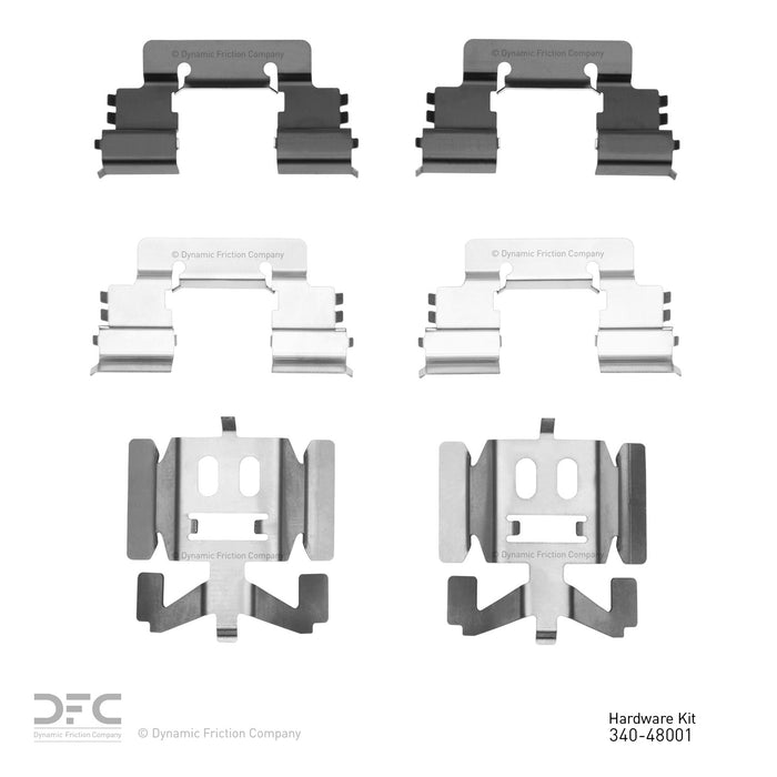 Rear Disc Brake Hardware Kit for Chevrolet Suburban 1500 2002 2001 2000 P-259703