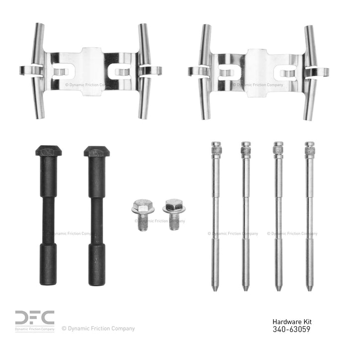 Front Disc Brake Hardware Kit for Mercedes-Benz SL400 2016 2015 P-261332