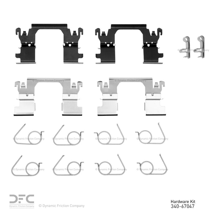 Front Disc Brake Hardware Kit for Nissan Rogue 2020 2019 2018 2017 2016 2015 2014 P-261647