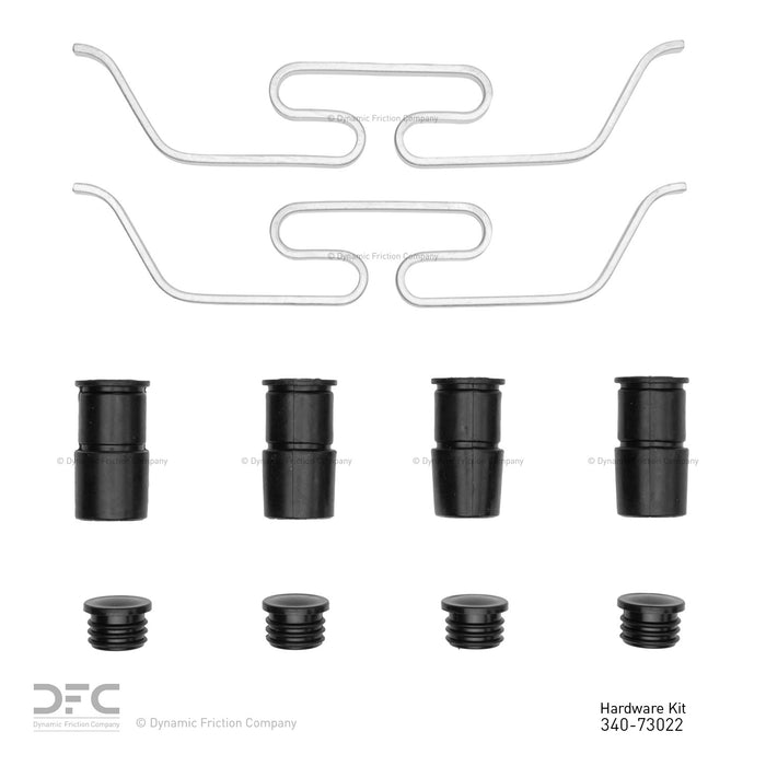 Front Disc Brake Hardware Kit for Jaguar XE AWD 2019 2018 2017 P-261938