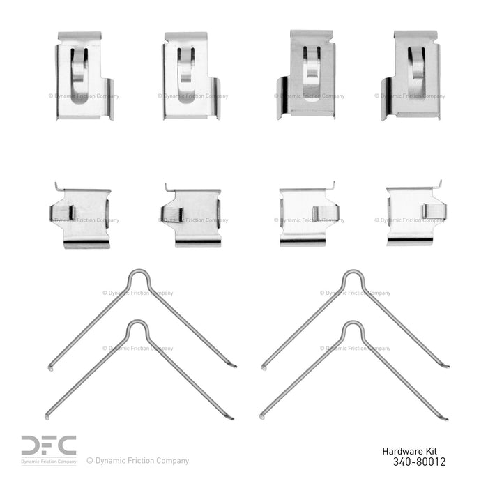 Rear Disc Brake Hardware Kit for Mazda Protege Mazdaspeed 2003 P-262715