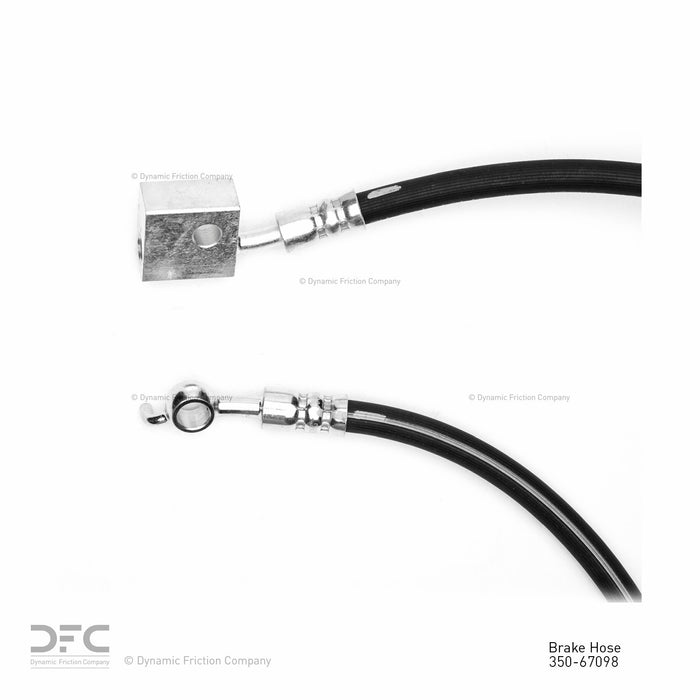 Front Right/Passenger Side Brake Hydraulic Hose for Nissan NV3500 2020 2019 2018 2017 2016 2015 2014 2013 2012 P-268995