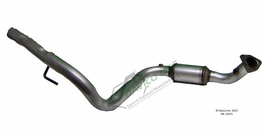 Left Catalytic Converter for GMC Sierra 1500 Classic 6.0L V8 2007 P-326856