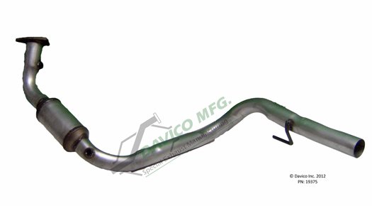 Left Catalytic Converter for GMC Sierra 1500 Classic 6.0L V8 2007 P-326856