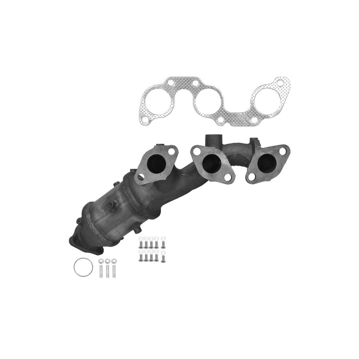 Left Catalytic Converter with Integrated Exhaust Manifold for Nissan Frontier 3.3L V6 2004 2003 2002 P-409529