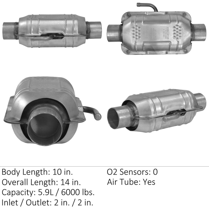 Catalytic Converter for Dodge Dakota RWD 1995 1994 1993 1992 1991 1990 1989 1988 1987 P-411008