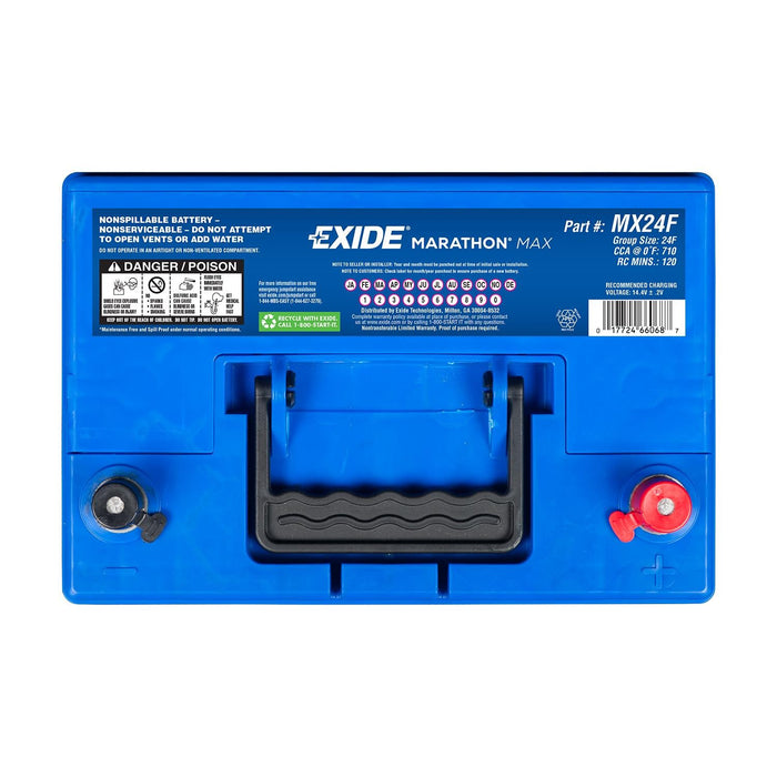 Vehicle Battery for Mercury Capri 1971 1967 P-441197