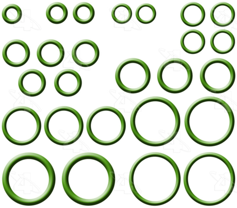 A/C System O-Ring and Gasket Kit for Chevrolet K2500 1991 1990 1989 1988 - Four Seasons 26739