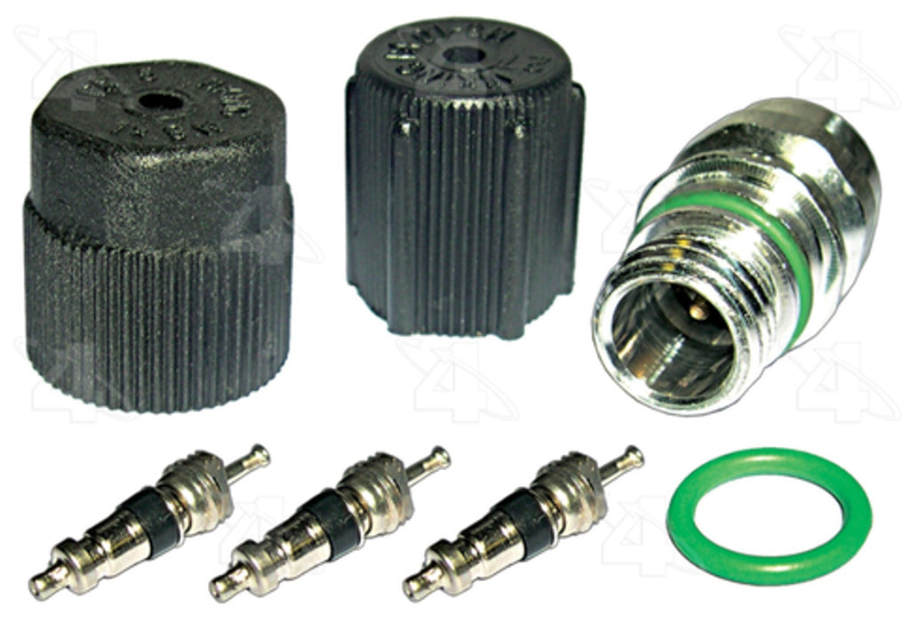 A/C System Valve Core and Cap Kit for Saturn SW2 2001 2000 1999 1998 1997 1996 1995 1994 P-2530712