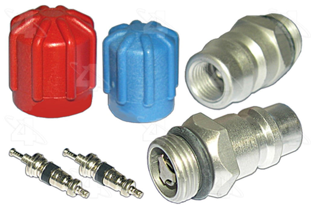 A/C System Valve Core and Cap Kit for GMC K2500 2000 1999 1998 P-2531985