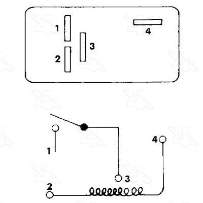 A/C Compressor Cut-Out Relay for Dodge 400 2.2L L4 1983 P-2545647