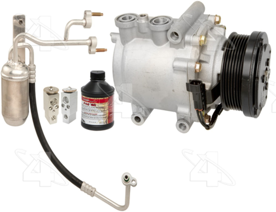 Front and Rear A/C Compressor and Component Kit for Lincoln Navigator 2006 2005 P-2522591