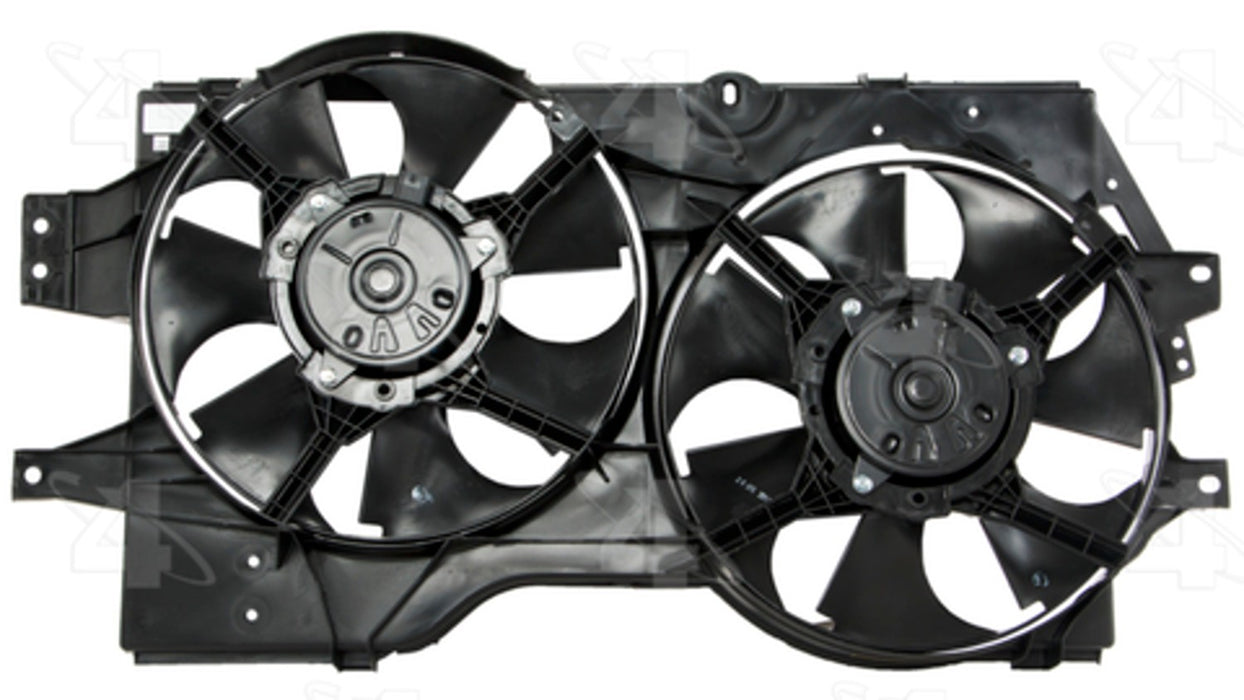 Dual Radiator and Condenser Fan Assembly for Plymouth Voyager 2000 1999 1998 1997 1996 P-2632764