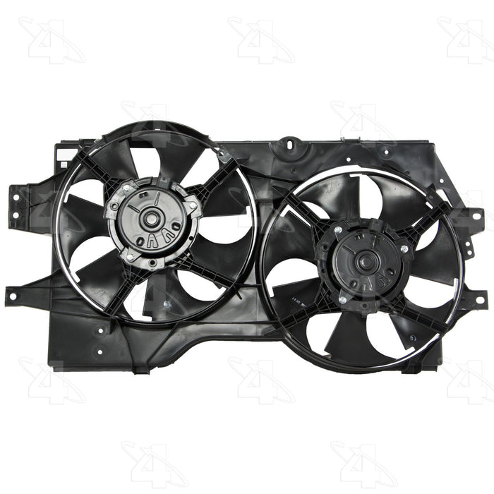 Dual Radiator and Condenser Fan Assembly for Plymouth Voyager 2000 1999 1998 1997 1996 P-2632764