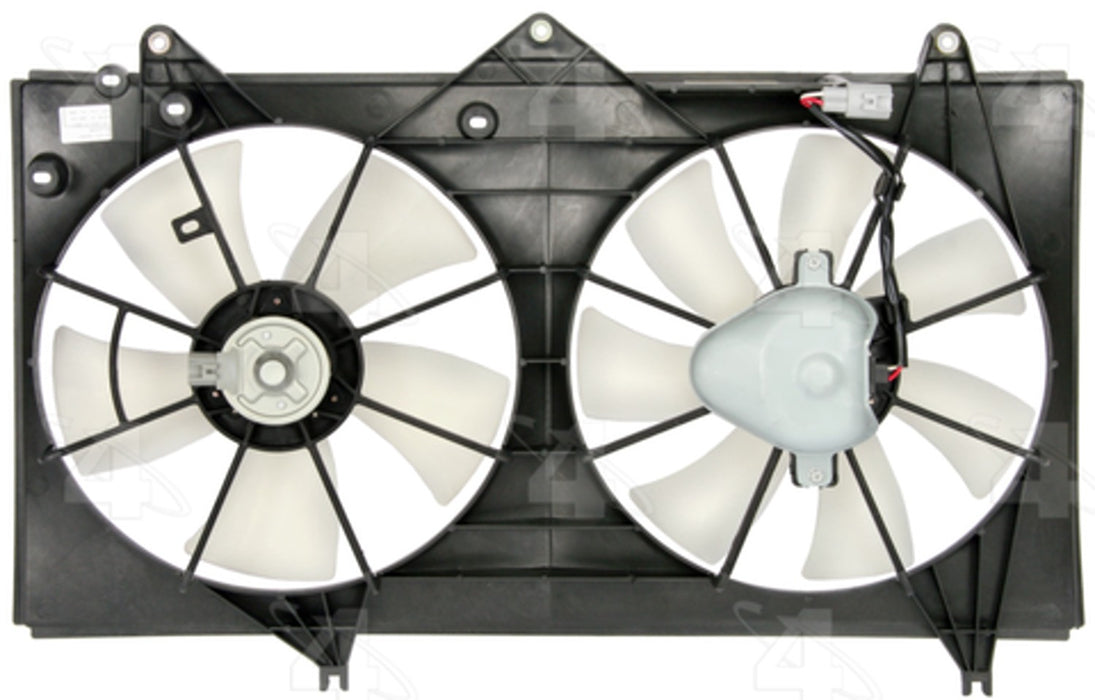 Dual Radiator and Condenser Fan Assembly for Toyota Camry 2.4L L4 2005 2004 2003 2002 P-2633037