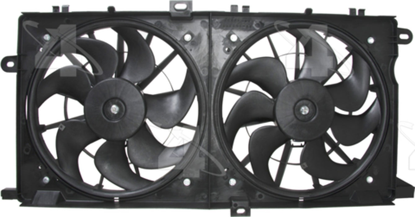 Dual Radiator and Condenser Fan Assembly for Buick Park Avenue 2005 2004 2003 2002 2001 2000 1999 1998 1997 P-2633243