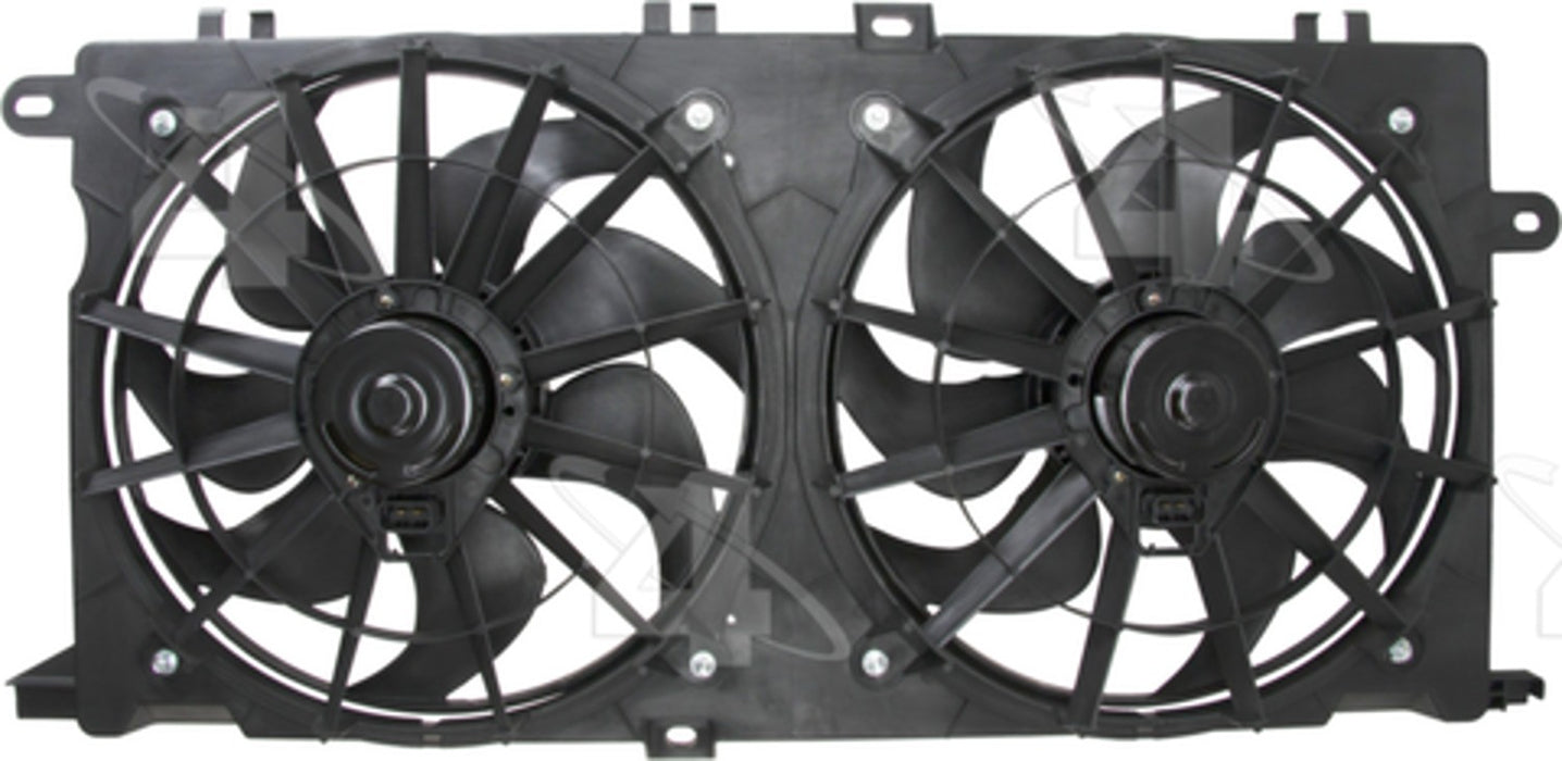 Dual Radiator and Condenser Fan Assembly for Buick Park Avenue 2005 2004 2003 2002 2001 2000 1999 1998 1997 P-2633243