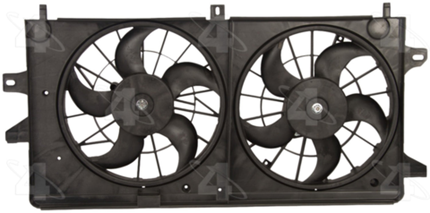 Dual Radiator and Condenser Fan Assembly for Buick Allure 3.8L V6 2005 P-2633332