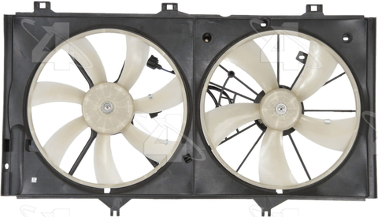 Dual Radiator and Condenser Fan Assembly for Toyota Camry 3.5L V6 GAS 2010 2009 2008 2007 P-2634936