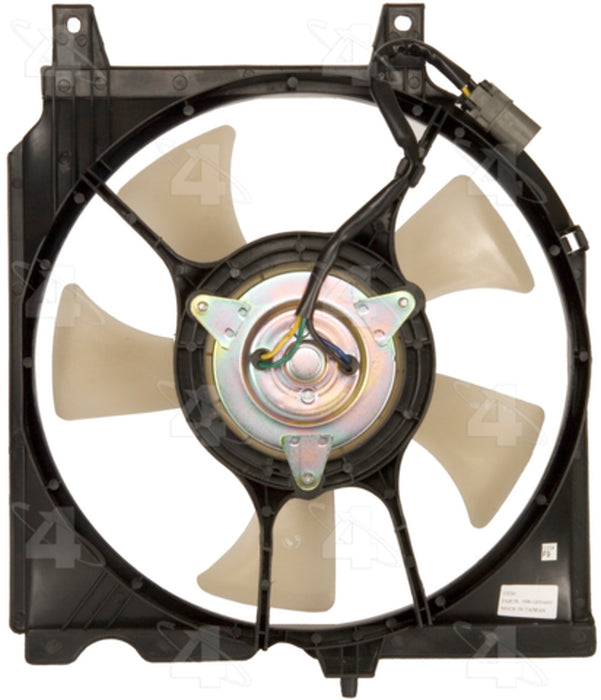 A/C Condenser Fan Assembly for Nissan Sentra 2.0L L4 Automatic Transmission 1999 1998 - Four Seasons 76114