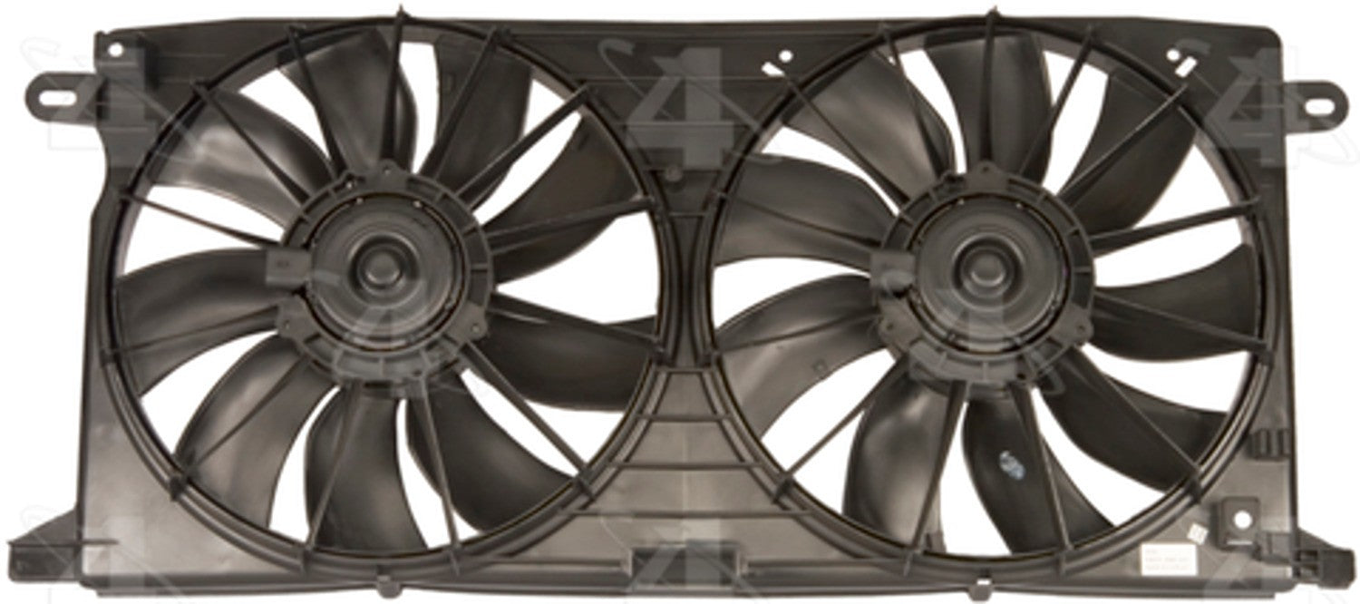 Dual Radiator and Condenser Fan Assembly for Cadillac DeVille 2005 2004 2003 2002 2001 2000 P-2635100