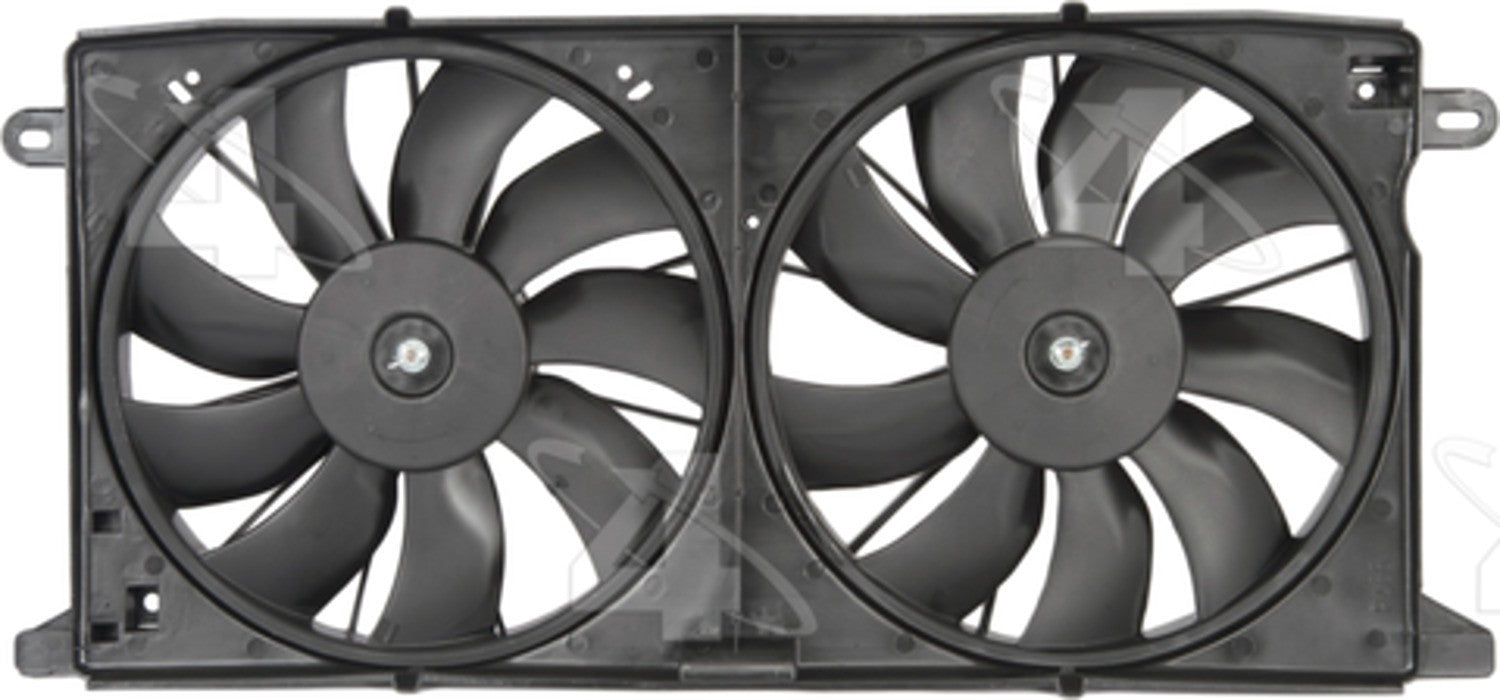 Dual Radiator and Condenser Fan Assembly for Cadillac DeVille 2005 2004 2003 2002 2001 2000 P-2635100