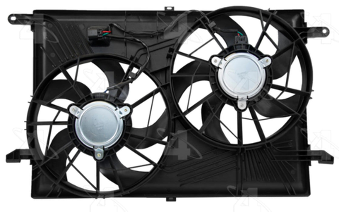 Dual Radiator and Condenser Fan Assembly for GMC Acadia 2017 2016 2015 2014 2013 2012 2011 2010 2009 2008 2007 P-2635198