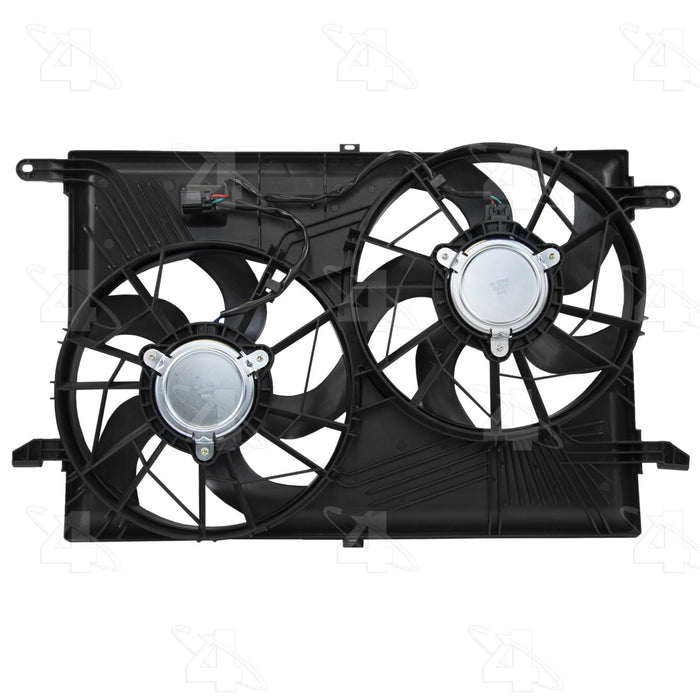 Dual Radiator and Condenser Fan Assembly for GMC Acadia 2017 2016 2015 2014 2013 2012 2011 2010 2009 2008 2007 P-2635198