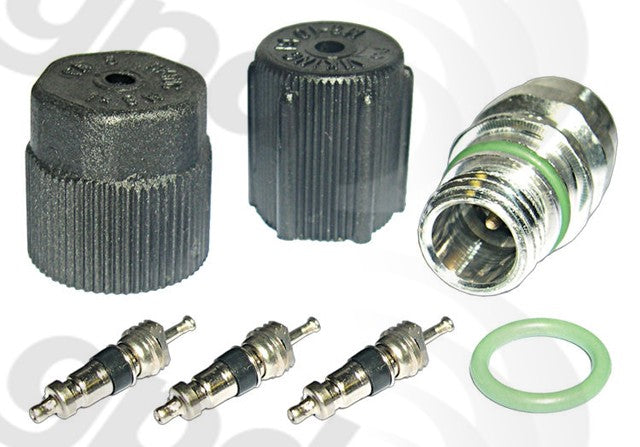 A/C System Valve Core and Cap Kit for Cadillac DeVille 4.9L V8 1995 1994 P-1466423