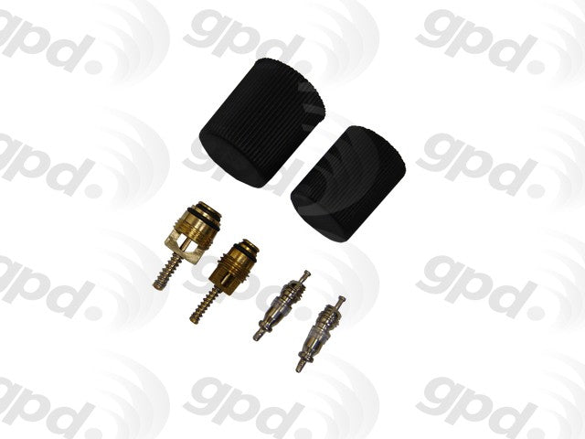 A/C System Valve Core and Cap Kit for Ford Freestar 2007 2006 2005 2004 P-1467225