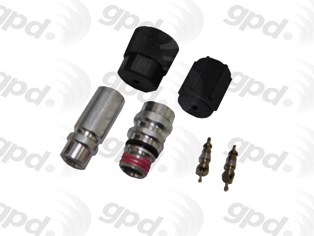 A/C System Valve Core and Cap Kit for Mercury Tracer 1996 1995 1994 P-1467334