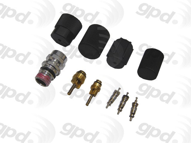 A/C System Valve Core and Cap Kit for Dodge Stealth 3.0L V6 1996 1995 1994 P-1467394