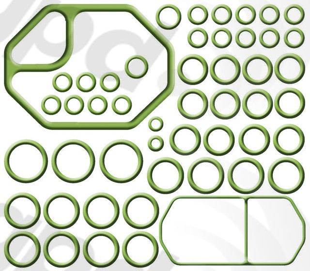A/C System O-Ring and Gasket Kit for Acura Integra 1.8L L4 GAS 2001 2000 1999 1998 1997 1996 1995 1994 - Global Parts 1321278