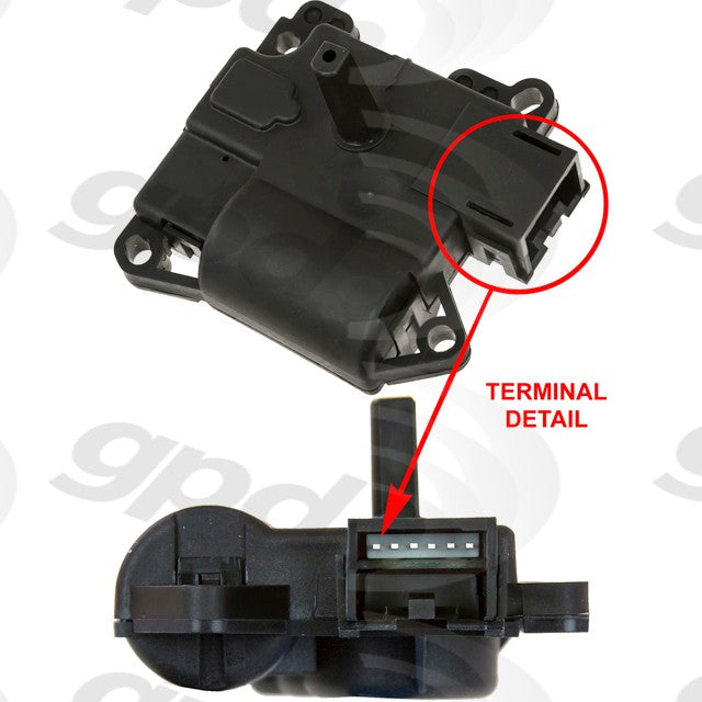 HVAC Blend Door Actuator for Ford Thunderbird 3.9L V8 2005 2004 2003 2002 P-1480974