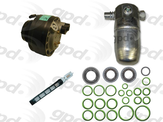 A/C Compressor and Component Kit for GMC C1500 Suburban 5.7L V8 1993 P-1522641