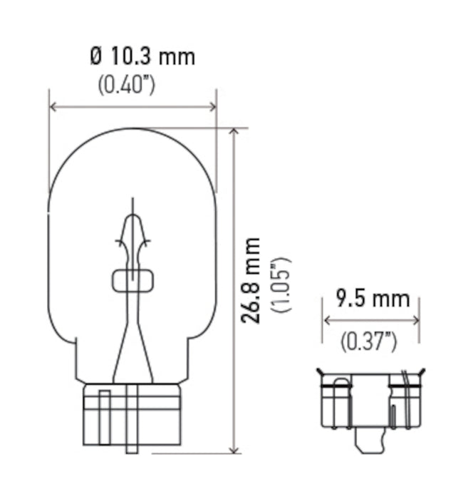 Clock Light Bulb for Mercury Lynx 1987 1986 1985 1984 1983 1982 1981 P-1606833