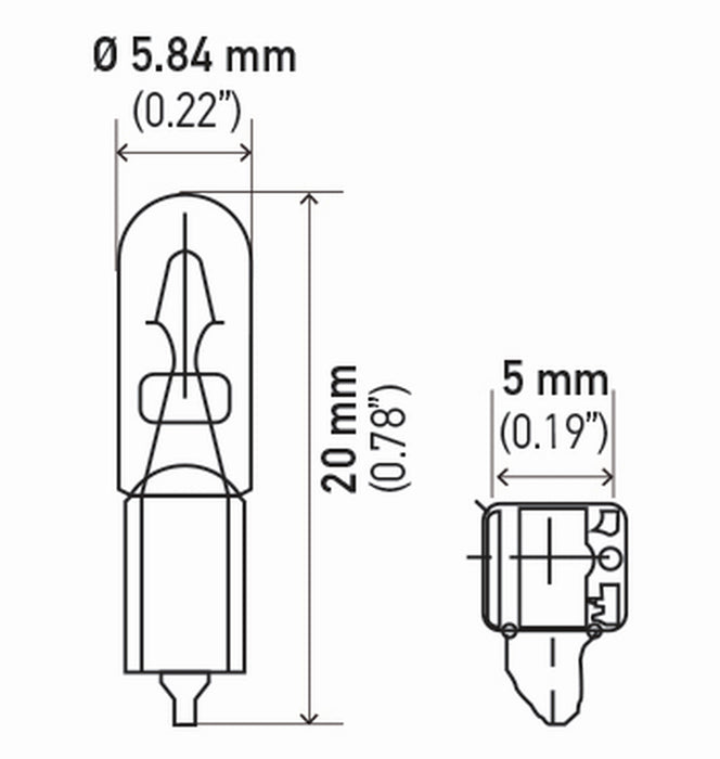 Clock Light Bulb for Volvo V70 2000 1999 1998 P-1607485