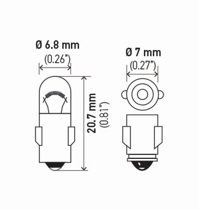 Clock Light Bulb for Mercedes-Benz 280C 1976 1975 1974 1973 P-1612902